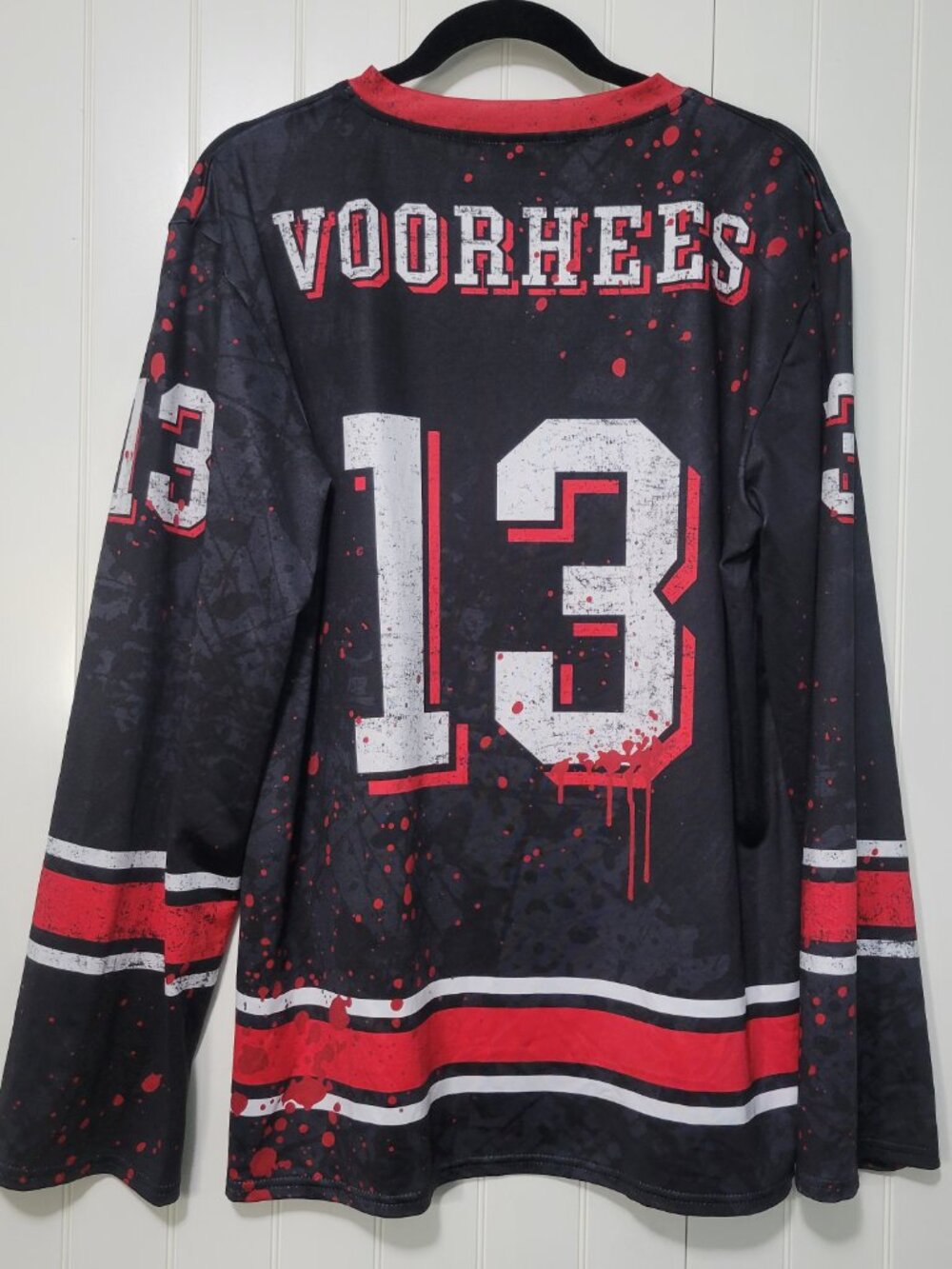 BlackMilk Jason Voorhees Friday 13th Horror Goth Grunge Goalie Hockey Jersey M - Picture 8 of 16